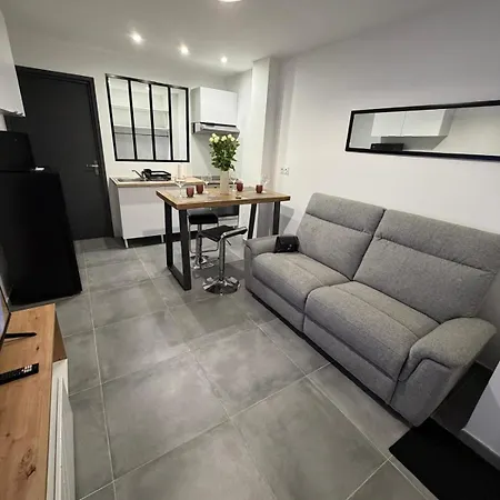 T2 Climatisé Cosy ,centre-ville , Proche Plages Appartement